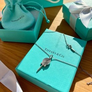 Tiffany & Co. Lollipop Charm Pendant Necklace